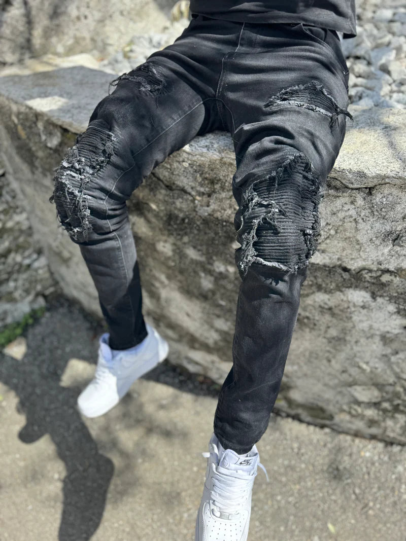 Ripped Black Jeans