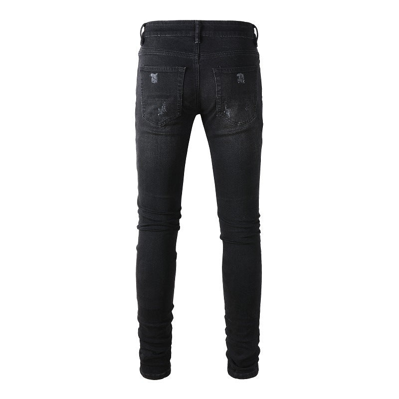 Black Bandana Jeans